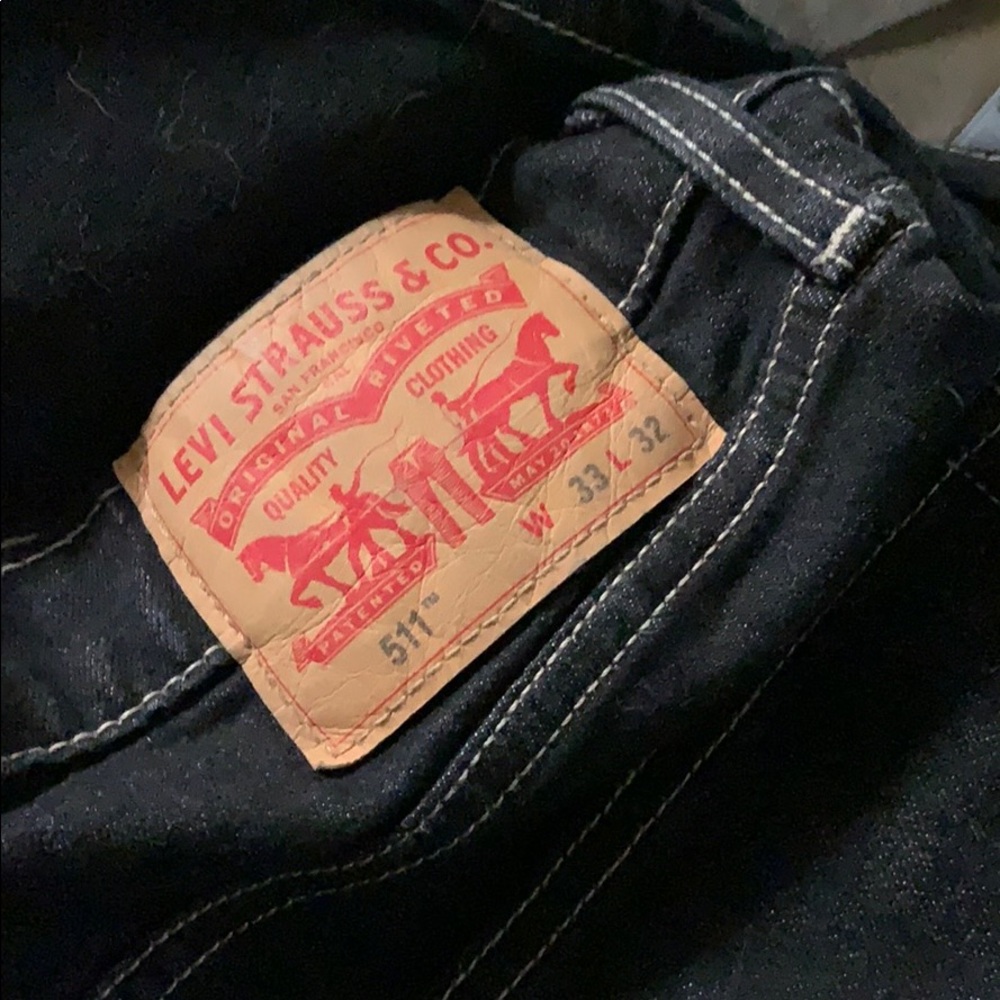 Black Slim Stretch 511 Jeans